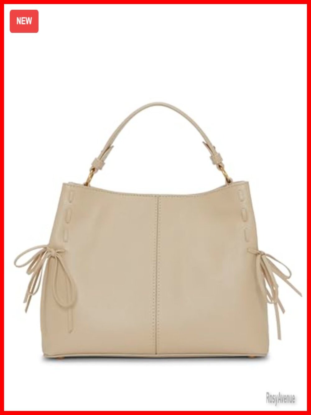 Vince Camuto Sabra Satchel Top-Handle Handbag Magnetic Closure